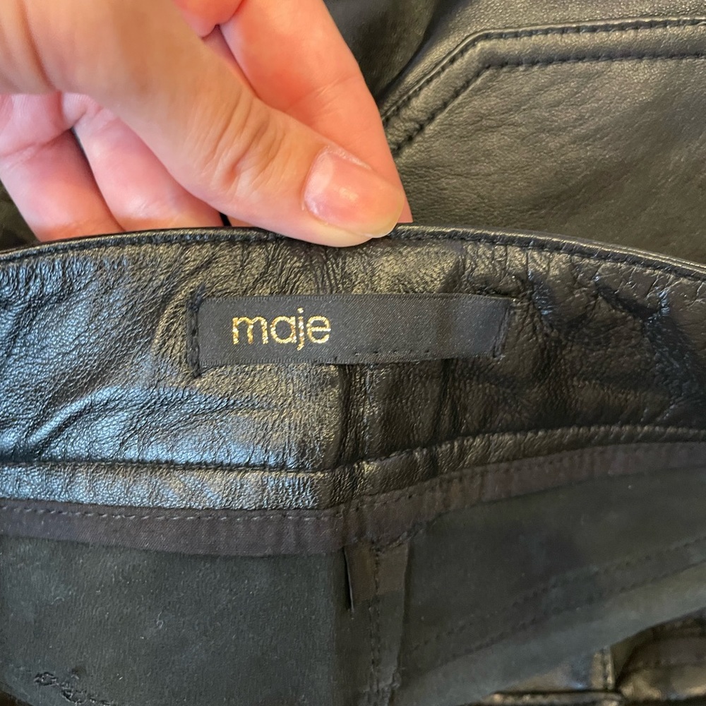 Maje leather pants - Picture 8 of 8